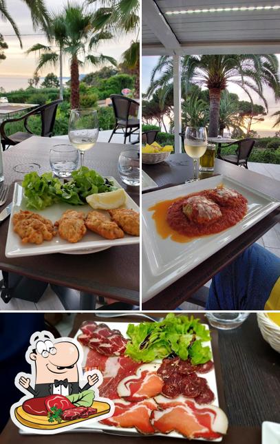 Carpaccio de bœuf à Auberge d'Ancône Calcatoggio