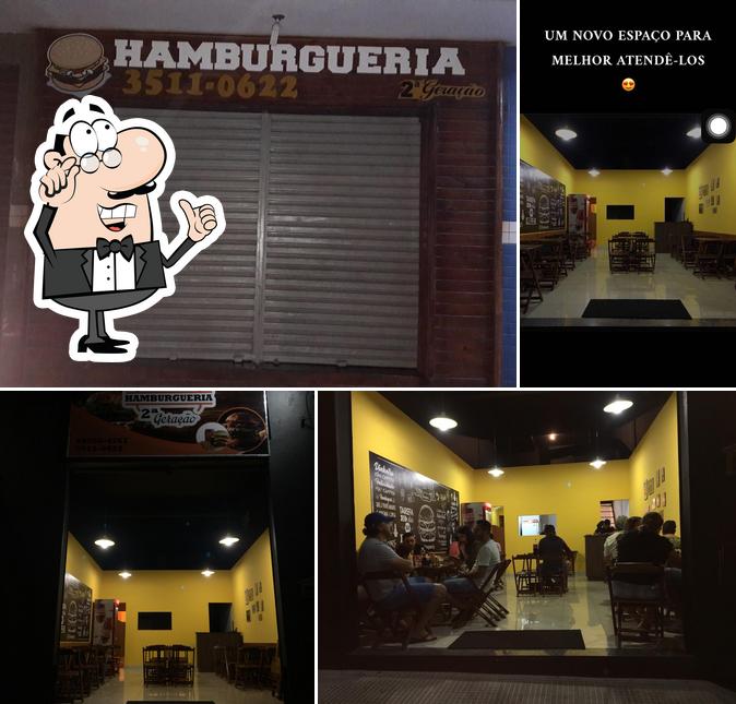 El interior de Hamburgueria 2° Geração