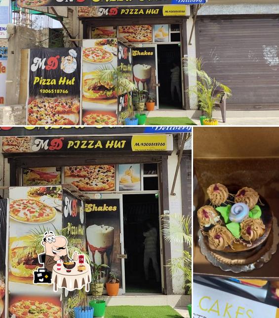 Food at MD pizza Hut Kotputali