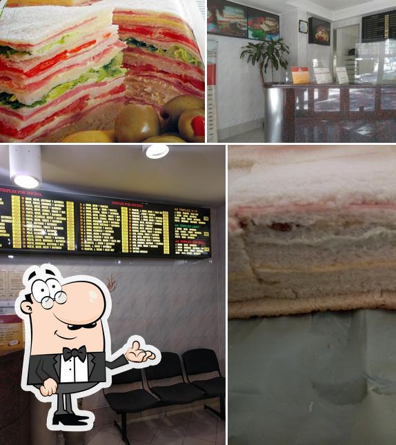 Observa las imágenes donde puedes ver interior y comida en Tu Sandwich