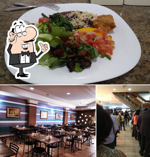 Esta é a foto mostrando interior e comida no Ricco Sabor Restaurante