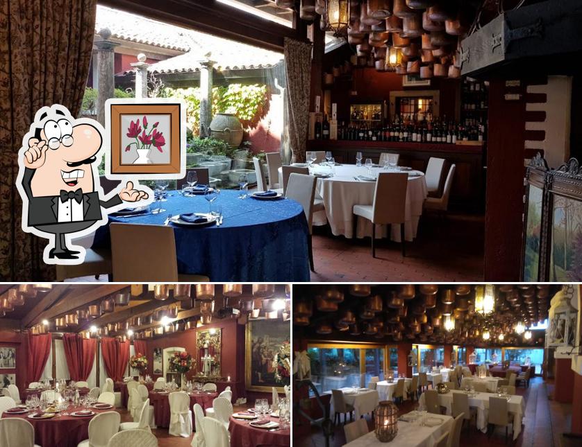 Gli interni di Locanda da Lino