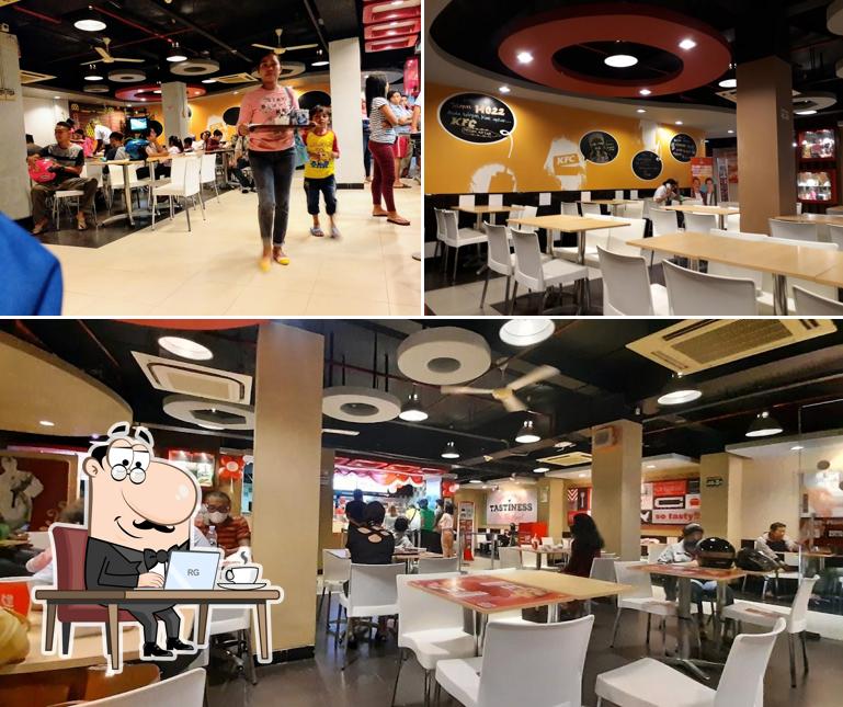 The interior of KFC Ambon Baru Diponegoro