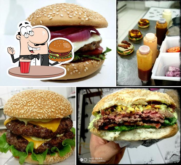 Peça um hambúrguer no Mister Burger Hamburgueria