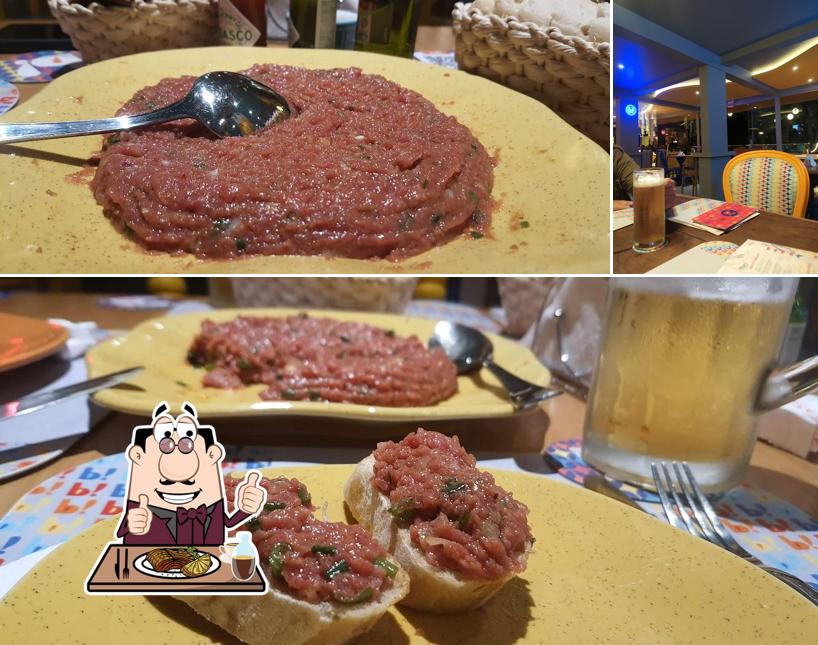 Tartare de carne em Bem Bacana Pub