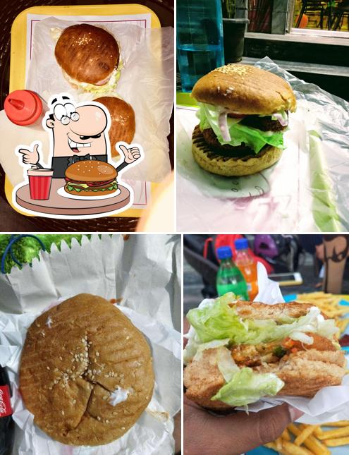 Order a burger at Burger 57