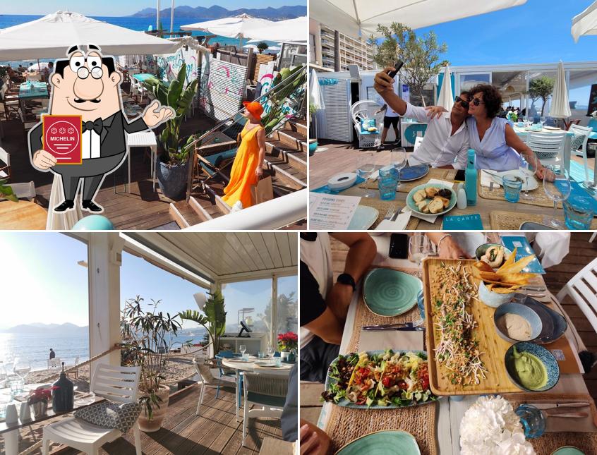 Voici une photo de Riviera Beach Restaurant Plage Privée Cannes