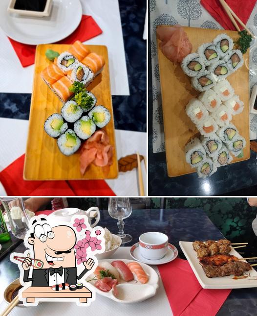 Essayez de nombreuses options de sushi