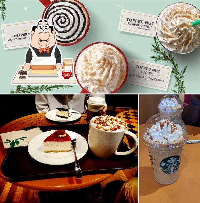 Starbucks offers a selection of desserts