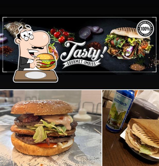Ordina uno dei tipi di hamburger proposti a Tasty - Gourmet Kebab