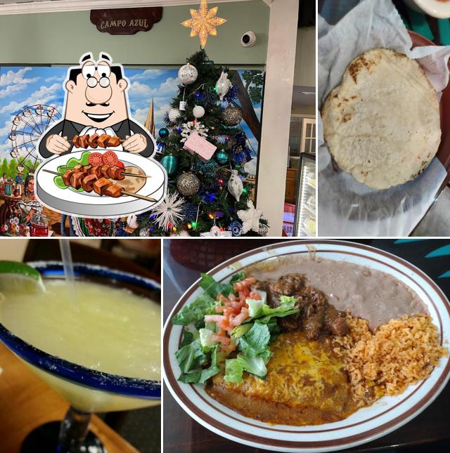 Campo Azul Mexican Grill & Bar in Fredericksburg Restaurant menu and
