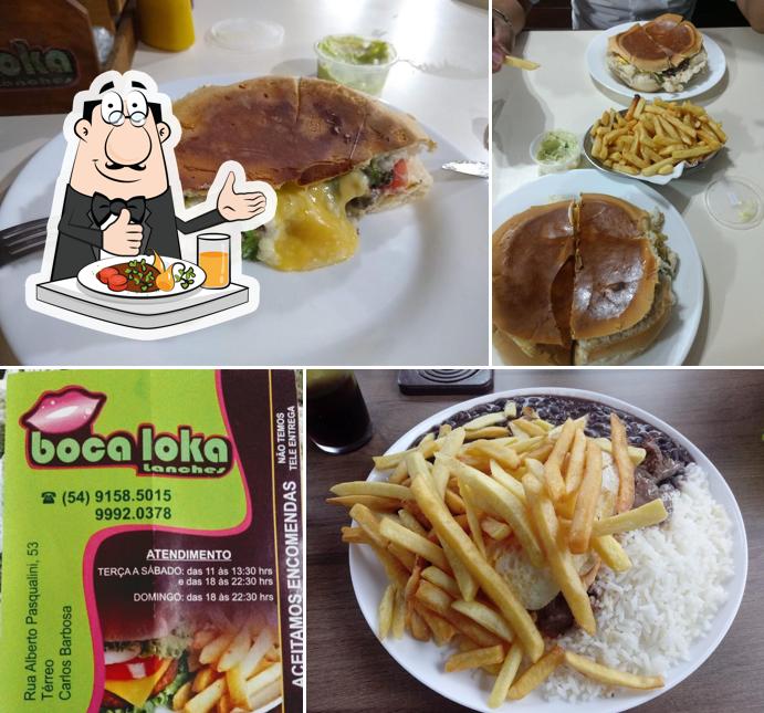 Еда в "Boca Loka Lanches"