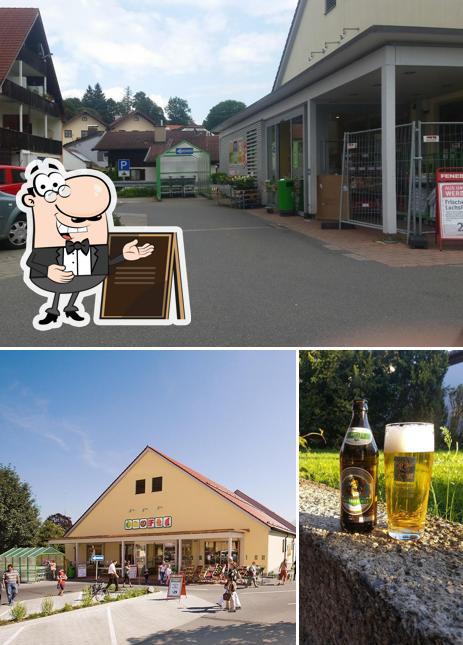 Parmi les diverses choses de la extérieur et la bière, une personne peut trouver sur Feneberg Murnau