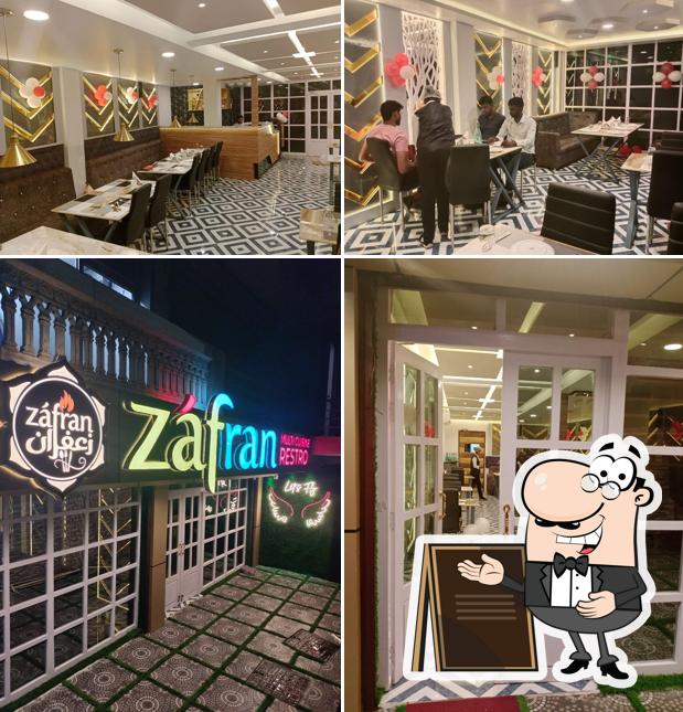 The photo of exterior and interior at Zafran Multicuisine Resto