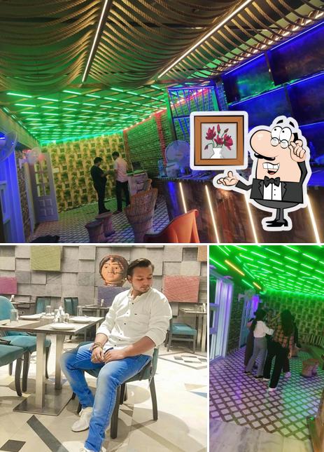 The interior of green valley cafe & Resto