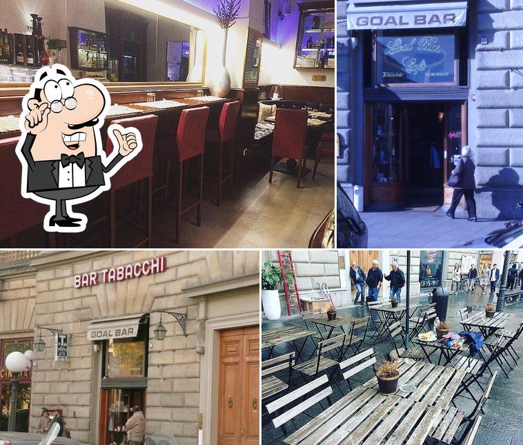 Gli interni di Goal Bar Cafè