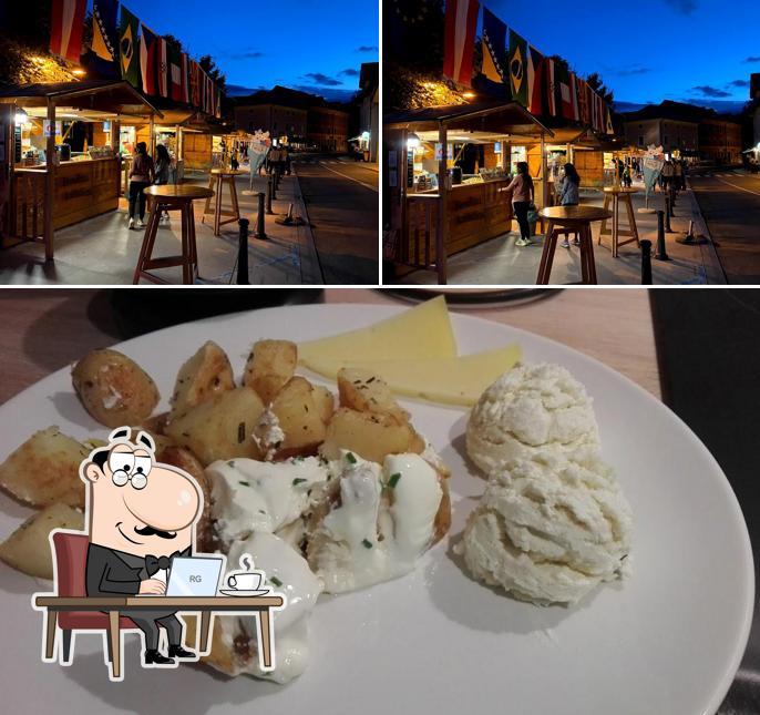 La immagine di interni e dolce da Bovec kitch'n