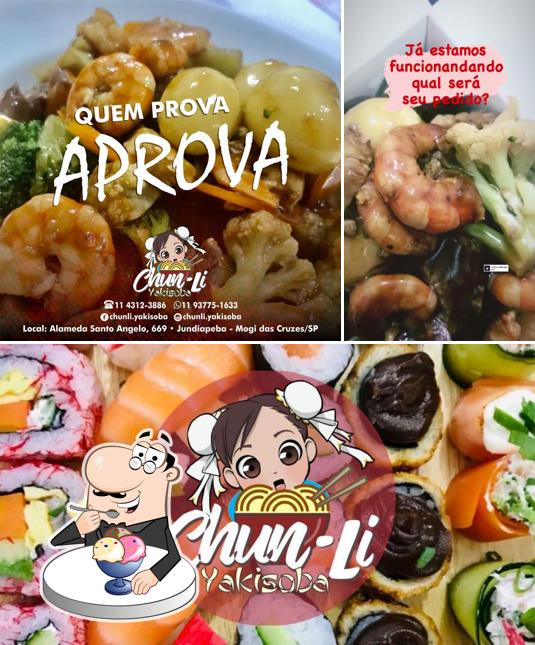 CHUNLI Delivery serve uma variedade de pratos doces