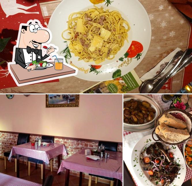 Estas son las fotografías que muestran comida y interior en Pizzeria Trattoria Siciliana