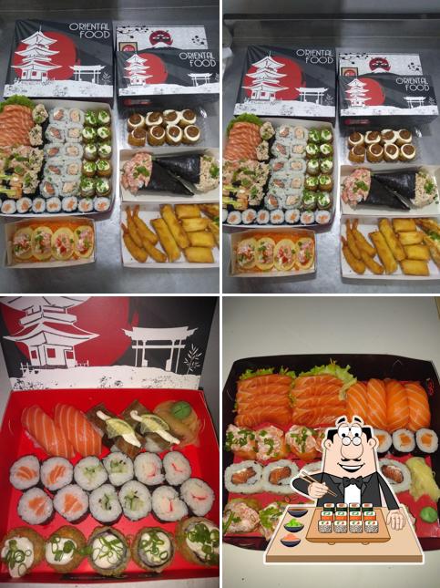 Peça diversas opções de sushi