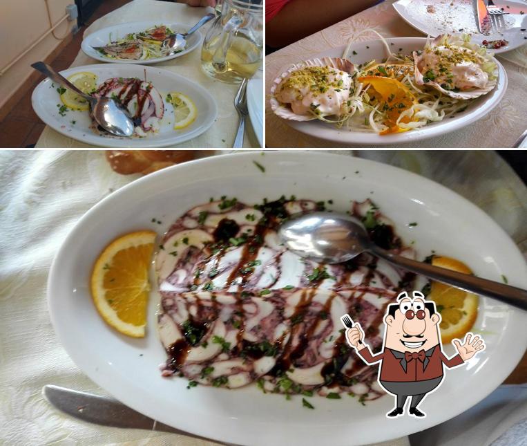 Cibo al Trattoria anni 60