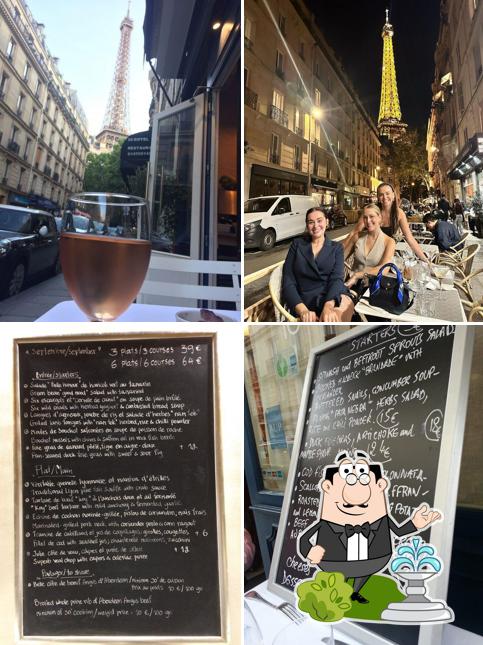 Voici la photo affichant la extérieur et tableau noir sur Firmin le Barbier