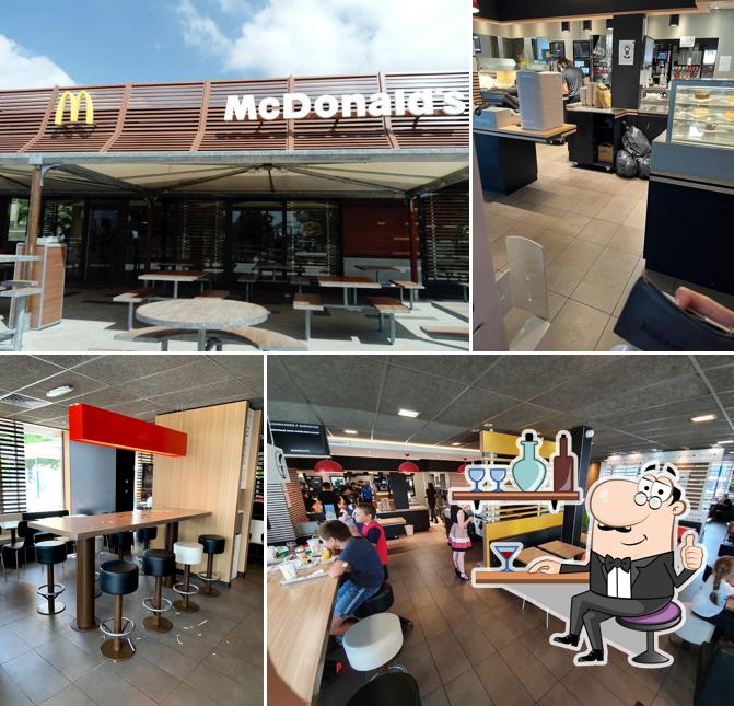 L'intérieur de McDonald's