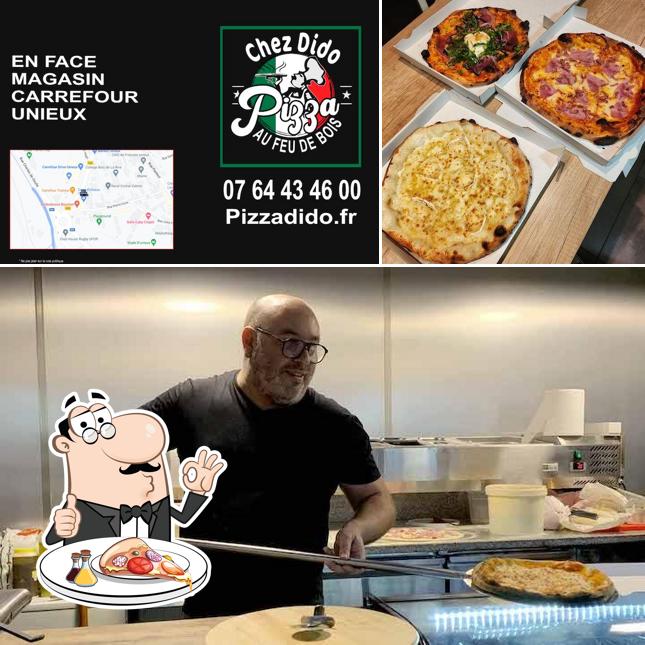 Essayez des pizzas à Pizza Dido