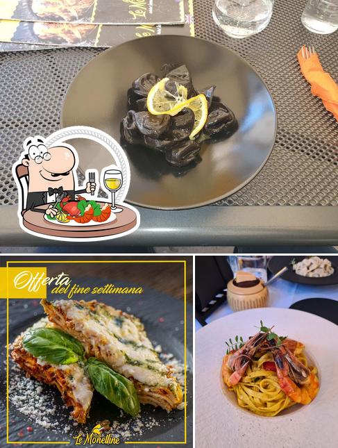 Try out seafood at Le Monelline