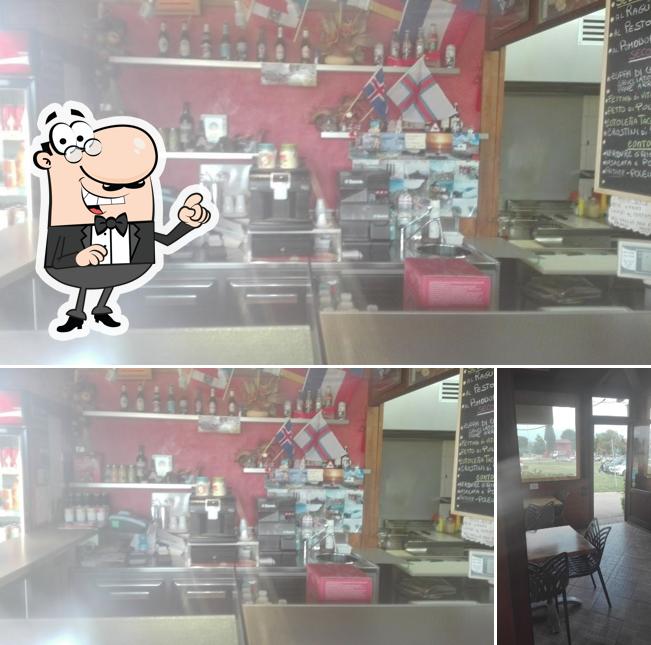 Gli interni di Paninoteca Da Sandra
