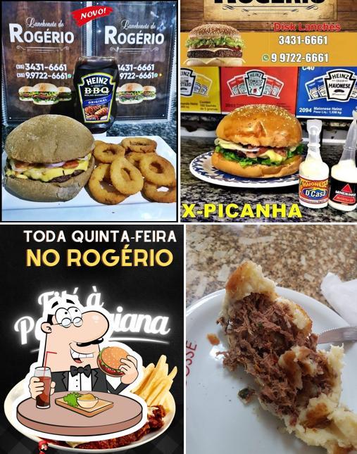 Hambúrguer em Rogério Restaurante e Lanchonete