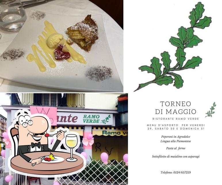 Cibo al Ristorante Ramo Verde