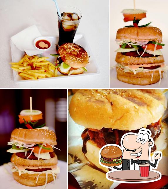 Order a burger at Cafe 2