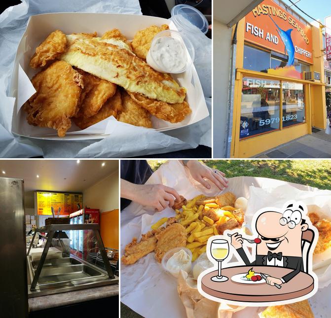 Hastings Fish & Chip Shop in Hastings Restaurant menu and reviews