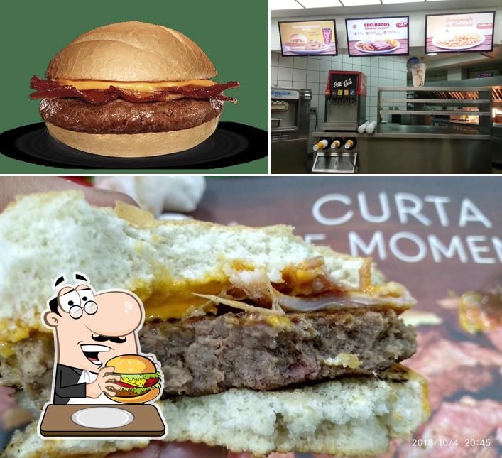 Experimente um hambúrguer no Giraffas Hiper Carrefour Demarchi