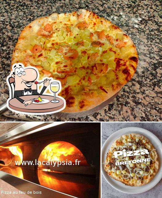 Pizzeria La Calypsia - cuites au feu de bois se distingue por su comida y interior