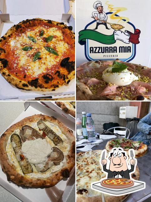 Essayez des pizzas à Azzurra Mia