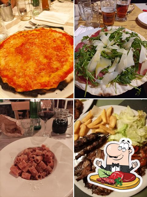 Carpaccio di manzo al Ristorante Il Gallo D'Oro