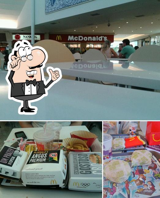 O interior do McDonald's