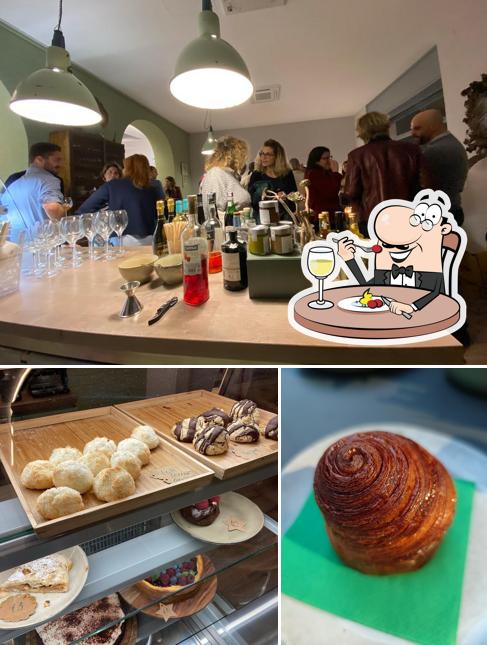 Tra le diverse cose da D'Ire Mini Bakery & Bistrot si possono trovare la cibo e bancone da bar