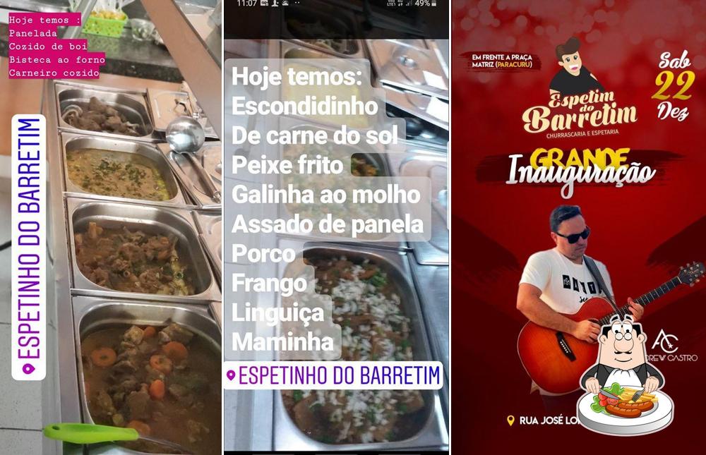 Comida em Espetim do Barretim