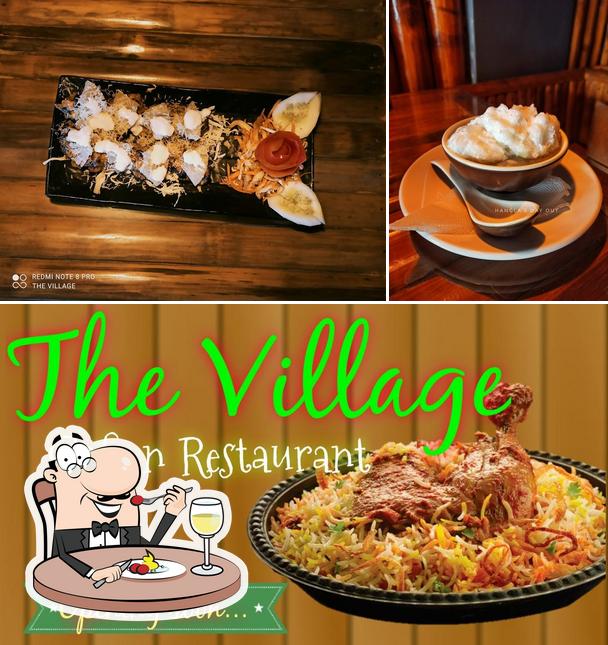 Food at The Village Cafe and Restaurant