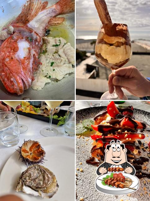 Cibo al Ristorante La Bussola Ostia