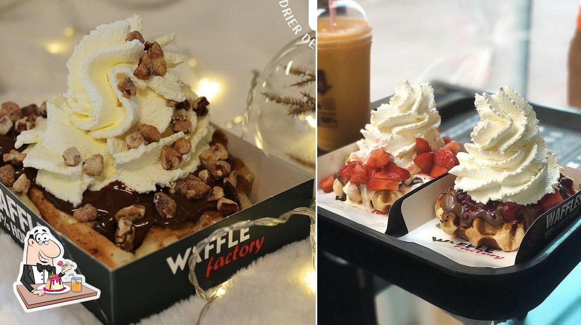 Waffle Factory Toulon propose une variété de plats sucrés