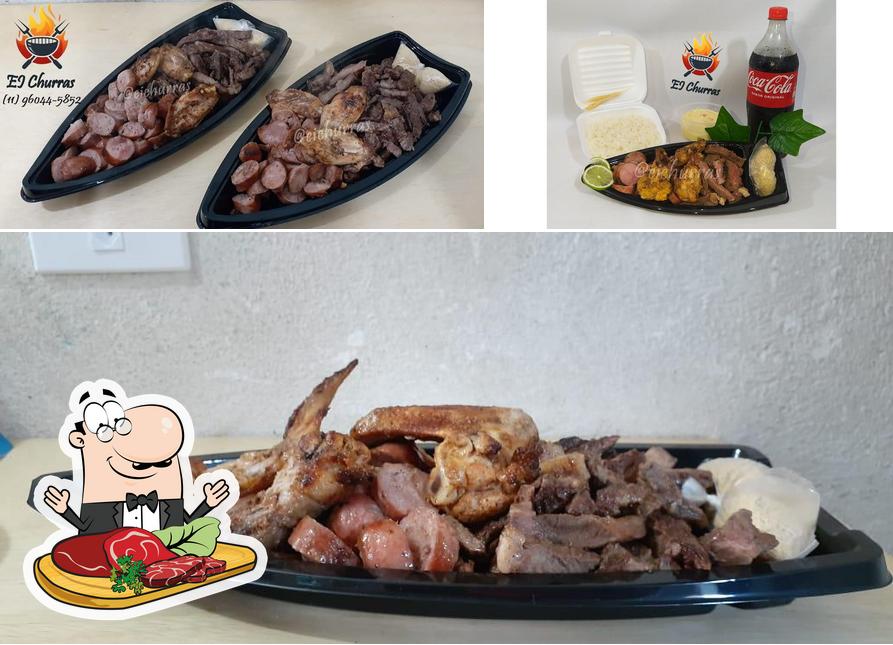 Refeições de carne são disponibilizados no Churrasqueiro Delivery - EI Churras