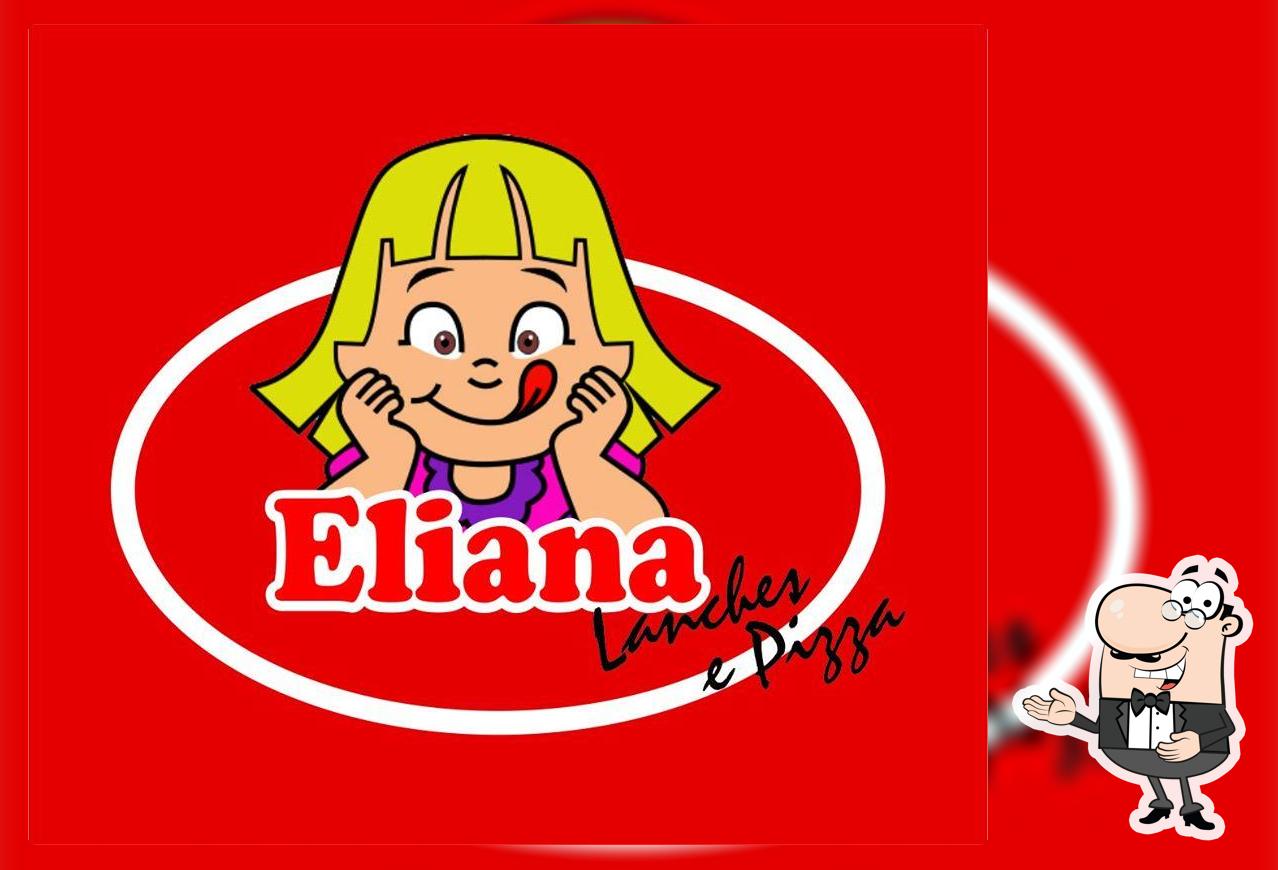 A representação gráfica da marca do Eliana lanches e pizzas Varginha MG