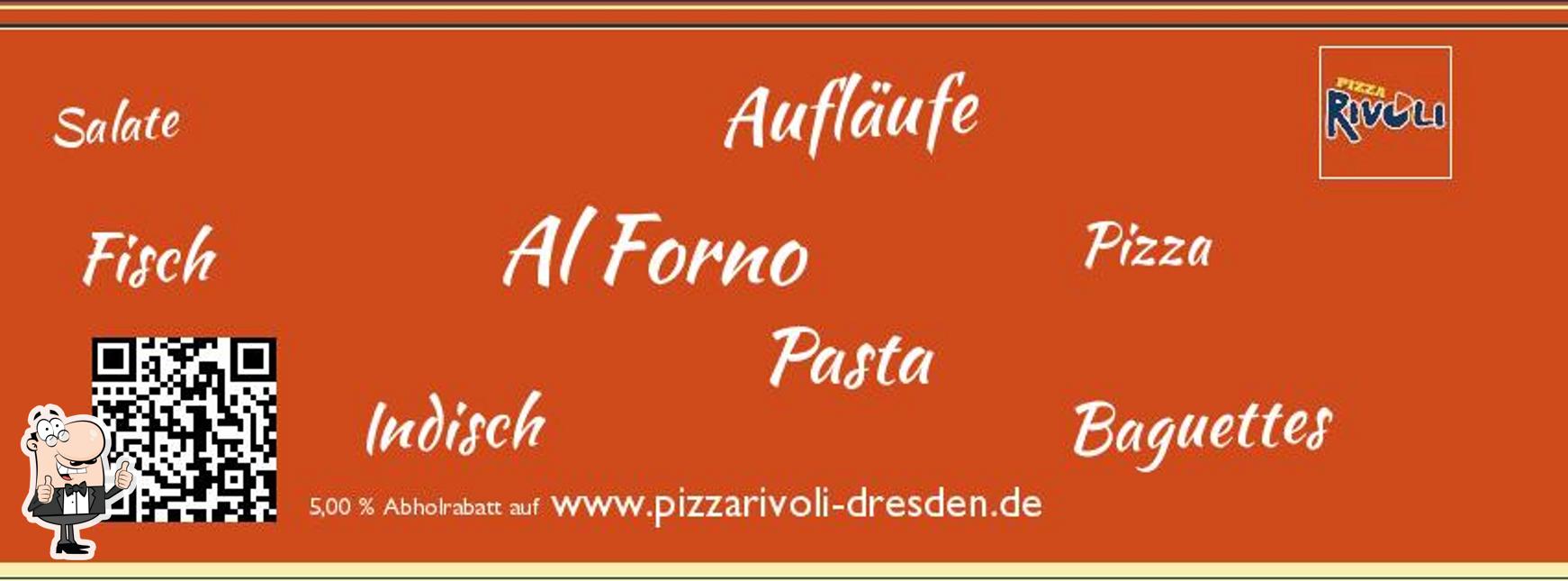 See this picture of Pizza Rivoli Dresden