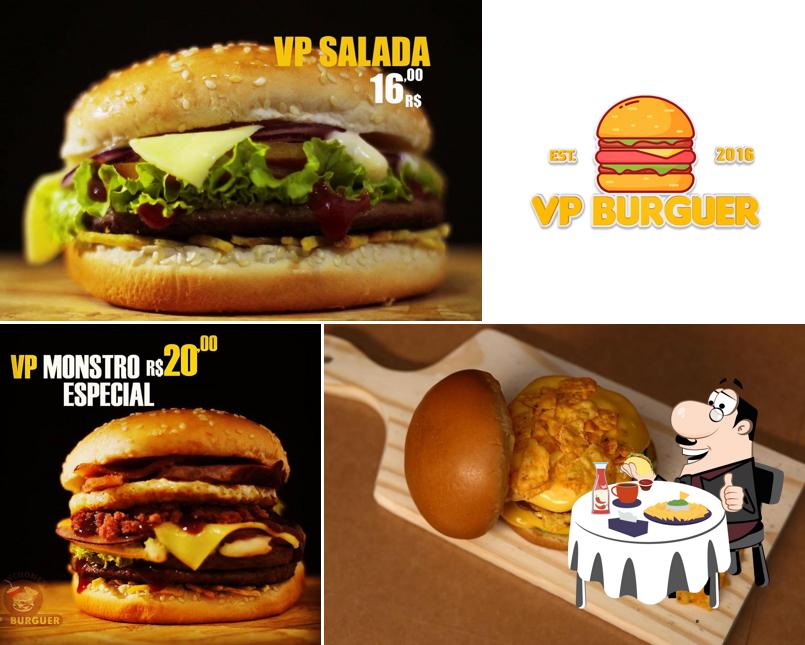 Os hambúrgueres do Vp burguer irão satisfazer diferentes gostos