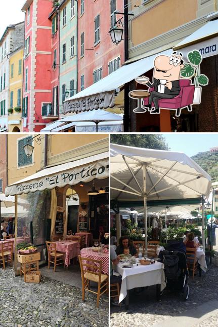 Dai un'occhiata agli interni di Pizzeria El Portico