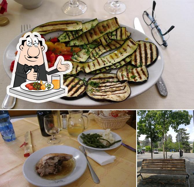 Dai un’occhiata alla foto che mostra la cibo e interni di Albergo Ristorante Bar Giardino